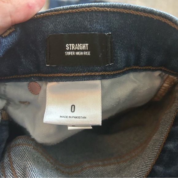 Express Super High Rise Straight Jean - Picture 3 of 4